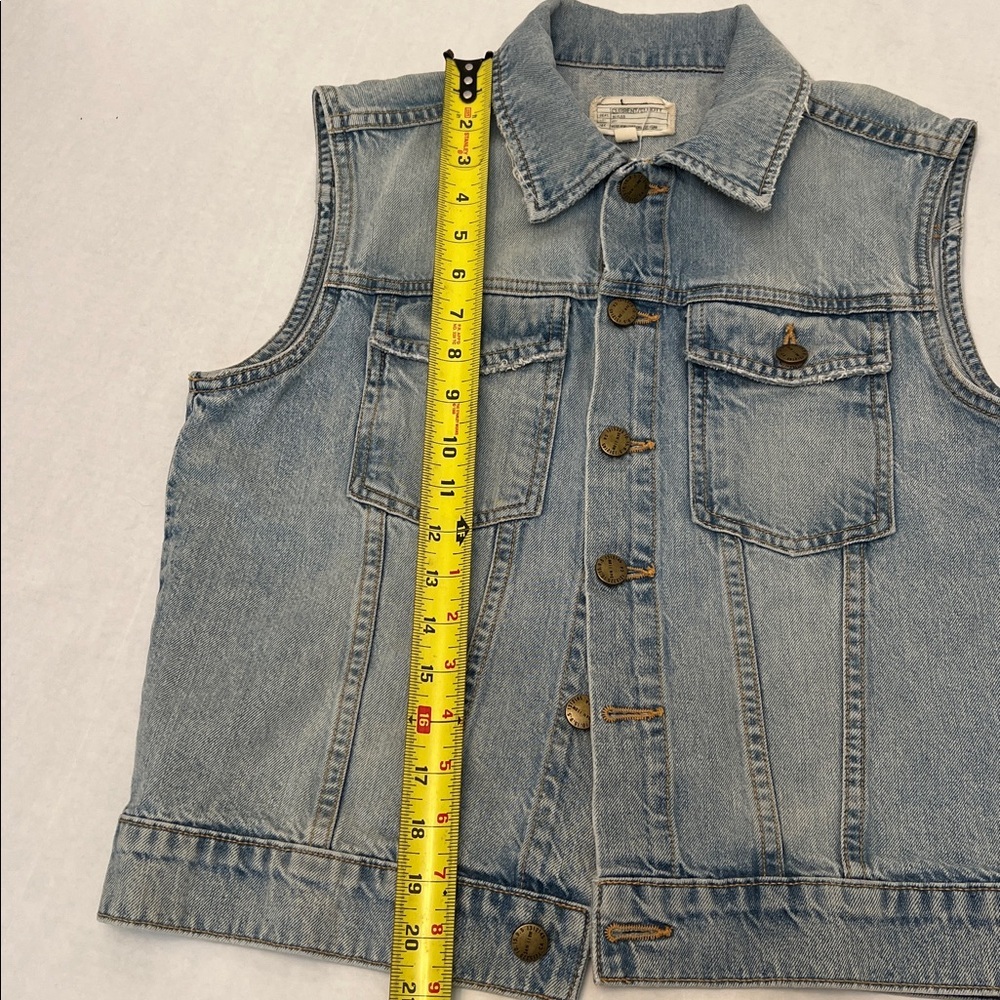 CURRENT/ ELLIOT THE SLEEVELESS RIDER JACKET SIZE 1= SMALL - Picture 12 of 12